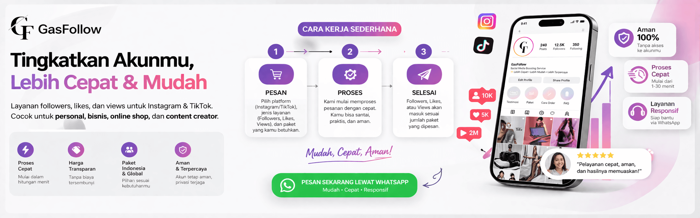 GasFollow.id — Jasa Followers Instagram & TikTok